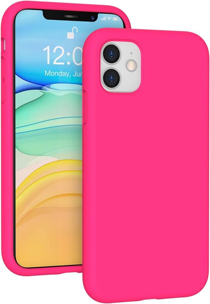 K TOMOTO Liquid Silicone Case Compatible with iPhone 11 (6.1"), Full Body Protection Gel Rubber C... | Amazon (US)