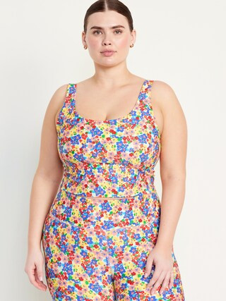 Light Support PowerSoft Longline Sports Bra | Old Navy (US)