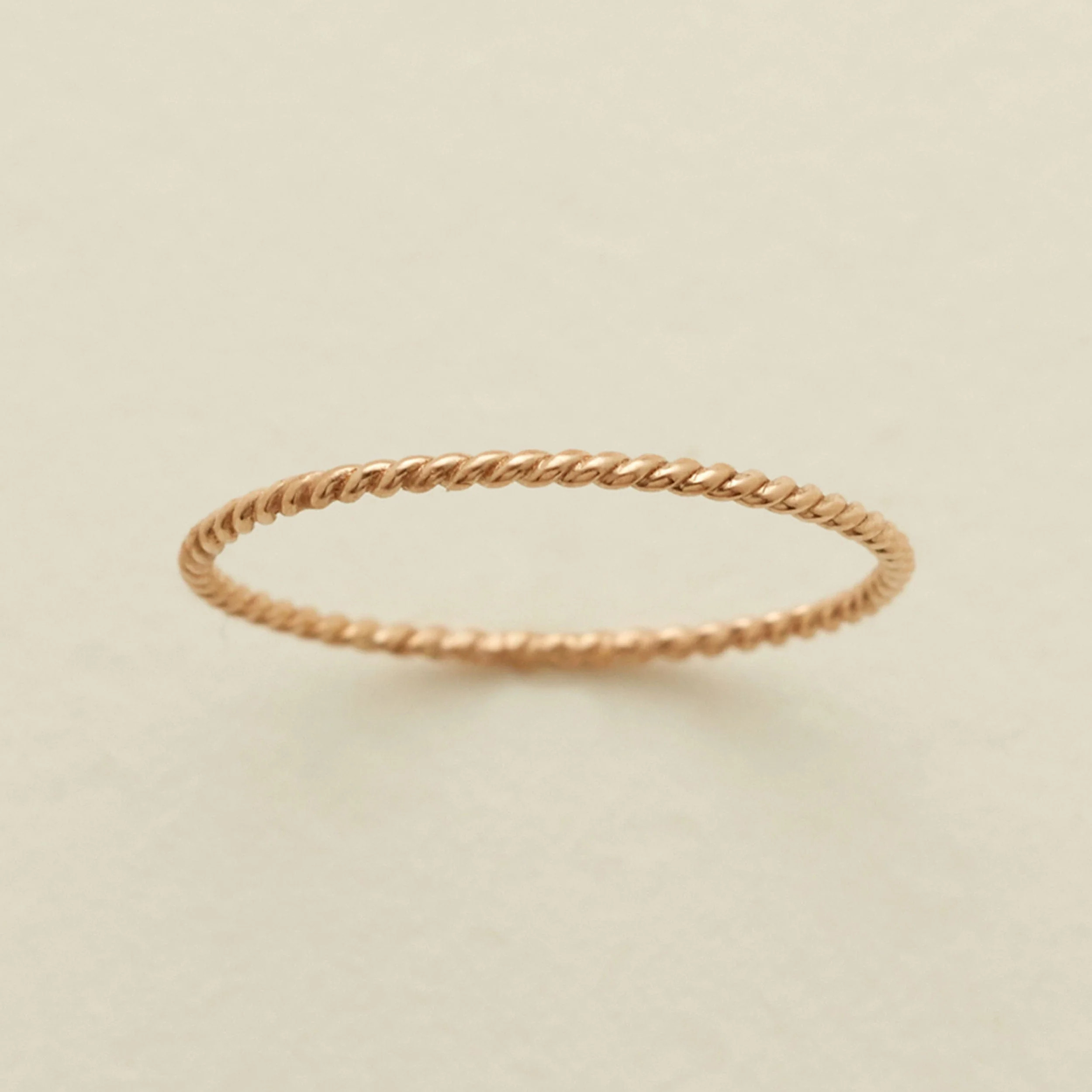 Made By Mary Braided Stacking Ring | Dainty, Beautiful, Handmade | Made By Mary | Made by Mary (US)