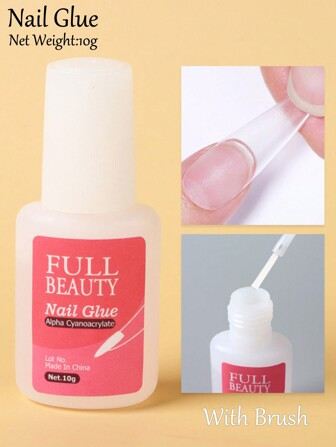 4Colors (96 Pcs) Pearl Color Press on Nails Fake Nail Glossy Almond Shape Medium Length Full Cove... | SHEIN