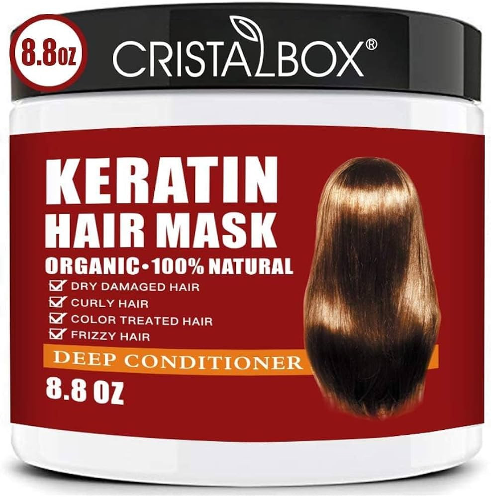 Keratin Hair Mask,Keratin Hair Treatment 250g Hair Mask for Dry Damaged Hair,Deep Conditioning Ha... | Amazon (US)