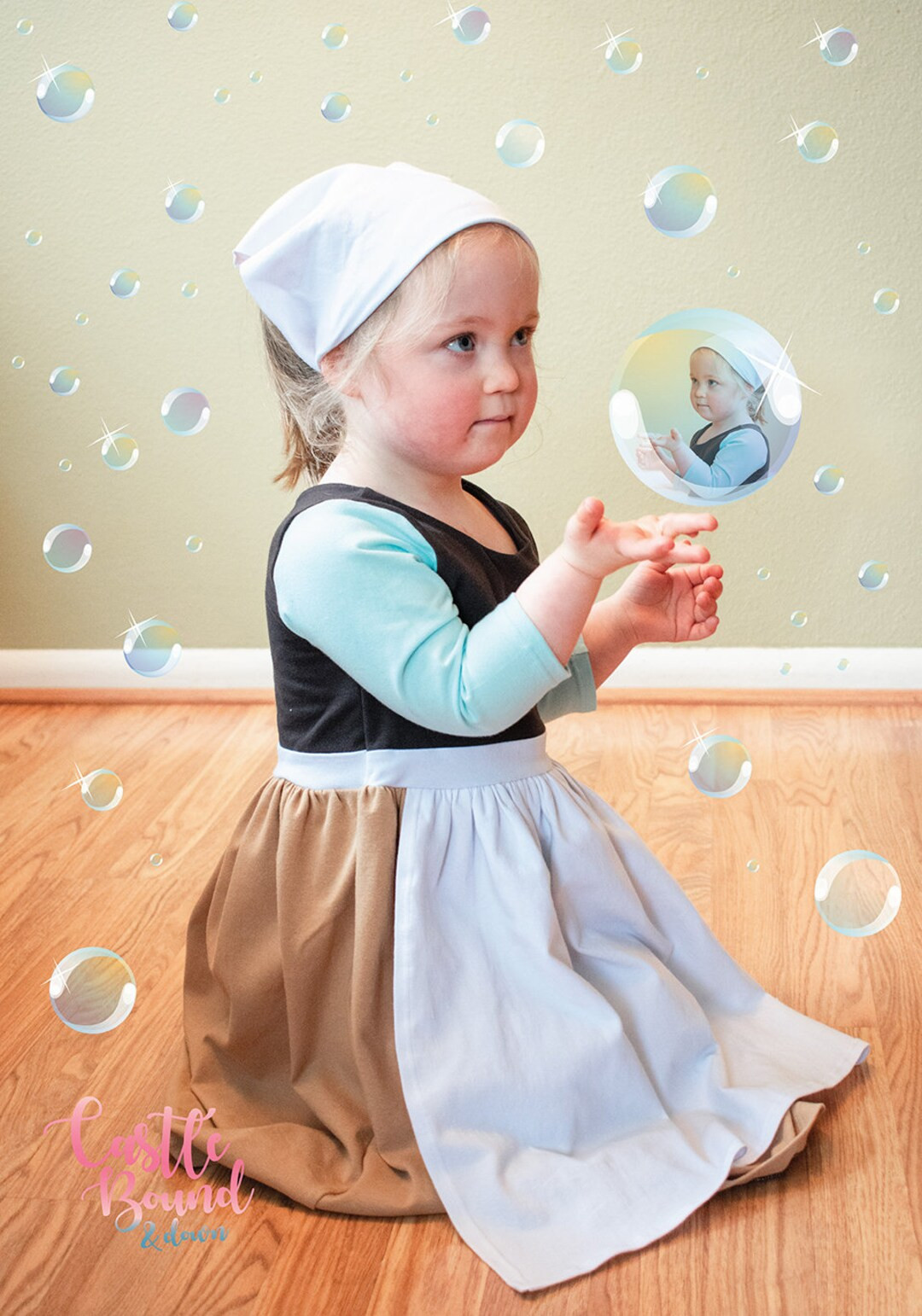 Pumpkin Princess Rags Dress, Toddler Princess Dress, Cinder Rags Apron Dress, Princess Peasant Dr... | Etsy (US)