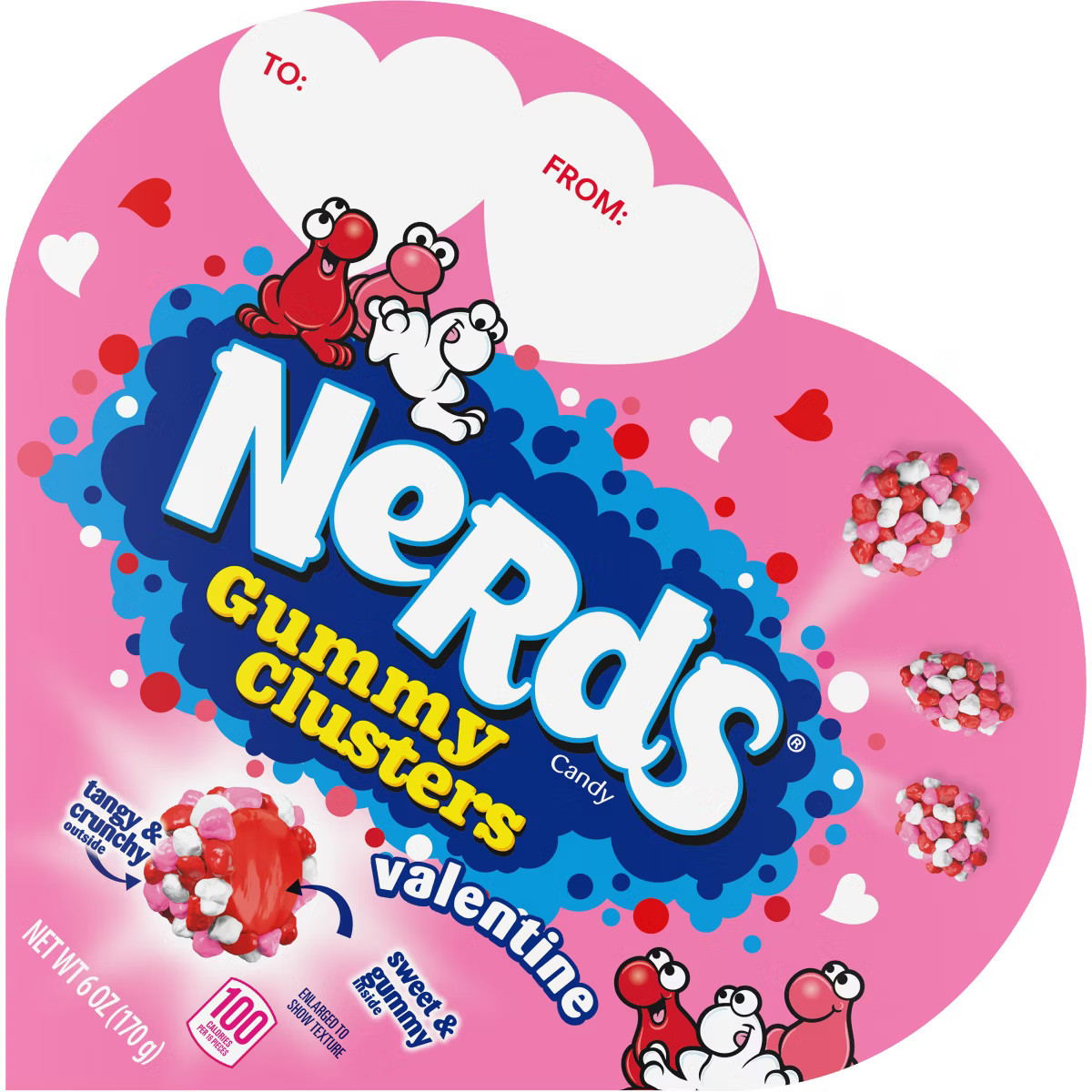Nerds Valentine's Clusters Heart Gift Box - 6oz | Target
