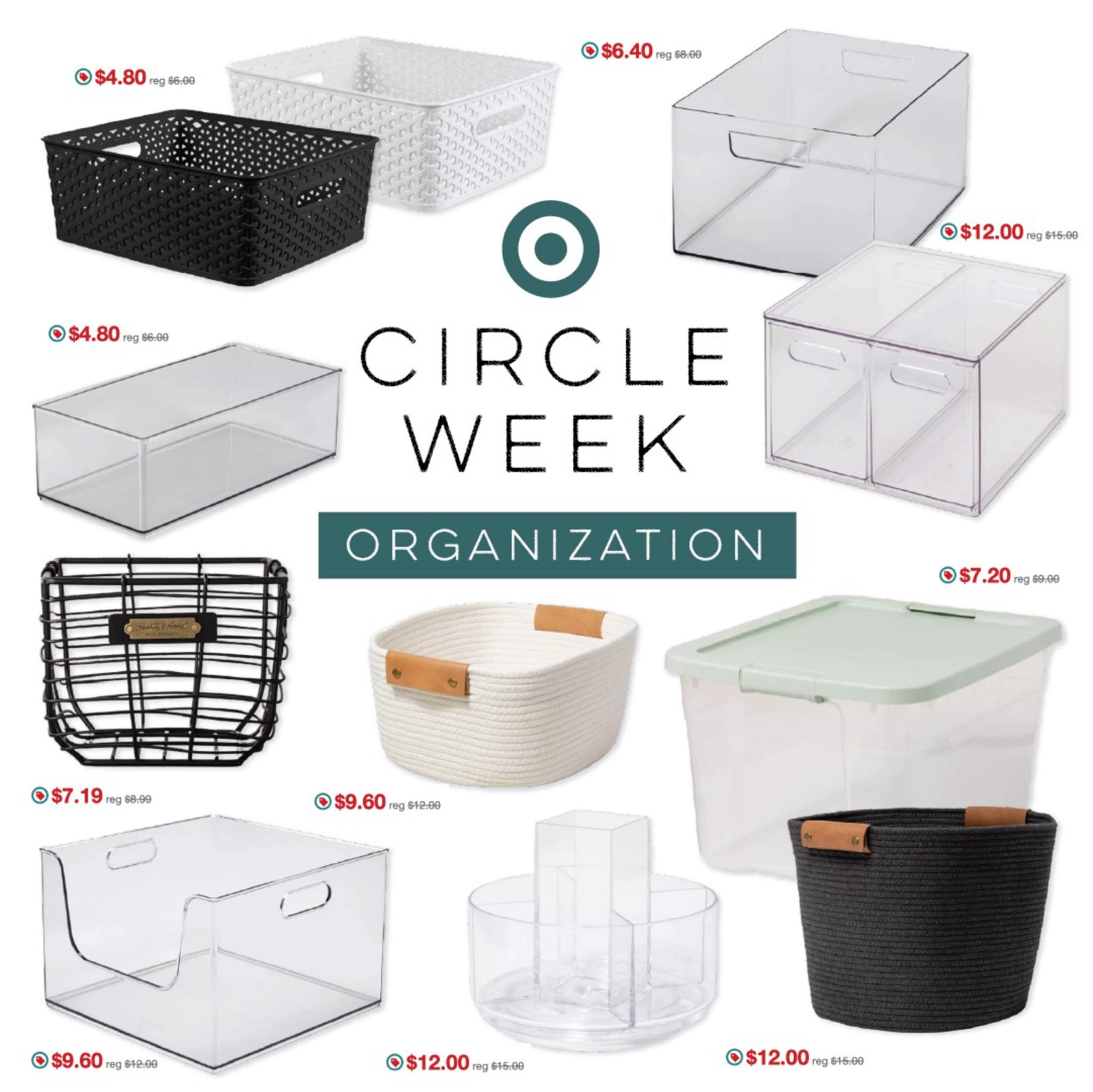 Tackle the clutter and save big on all your favorite organizational products during Target Circle Week!

#TargetFinds #OrganizedLiving 

#LTKSummerSales #LTKHome #LTKSaleAlert