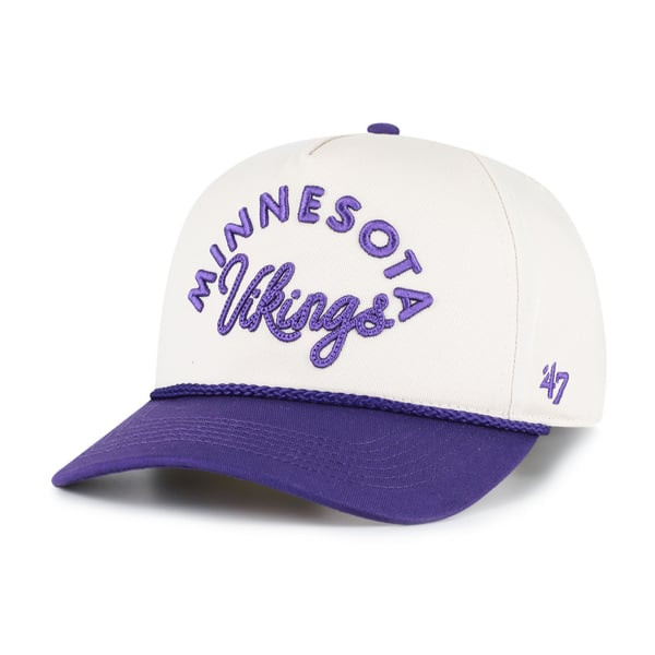 Women's Minnesota Vikings '47 Natural Rope Script Hitch Adjustable Hat | NFL Shop