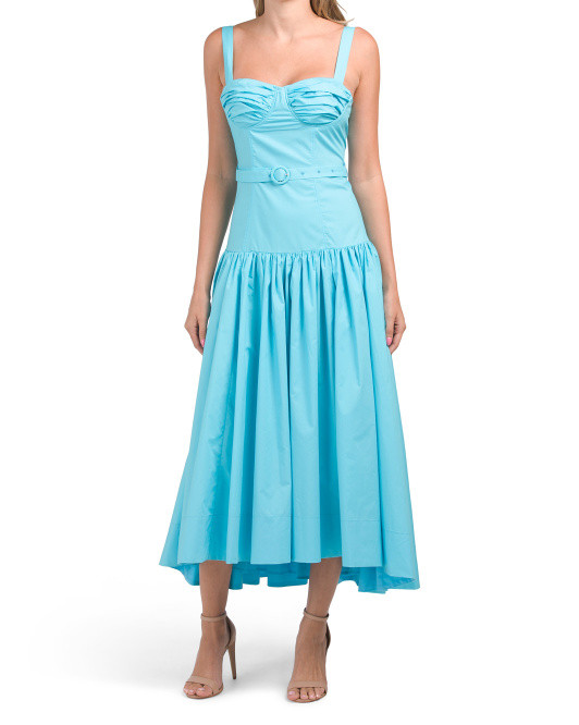 Linen Drenica Drop Waist Corset Maxi Dress | TJ Maxx