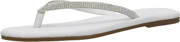 CUSHIONAIRE Women's Ciara Jeweled Flip Flop Sandal with Memory Foam | Amazon (US)