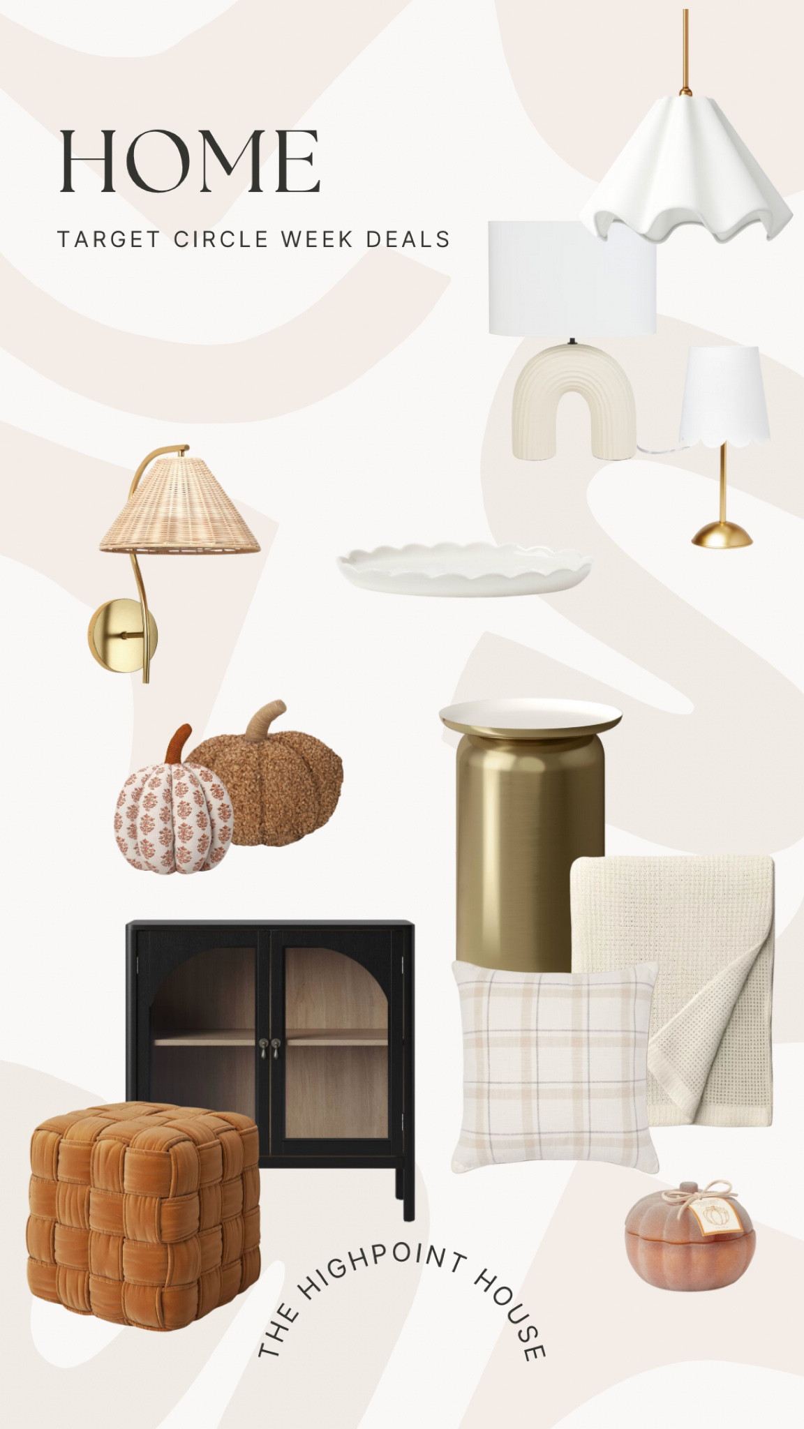Some unique and cozy pieces on major sale for target circle week! I have my eye on the lighting, pumpkins, and scalloped dish! 🎯

#LTKSeasonal #LTKSaleAlert #LTKHome
