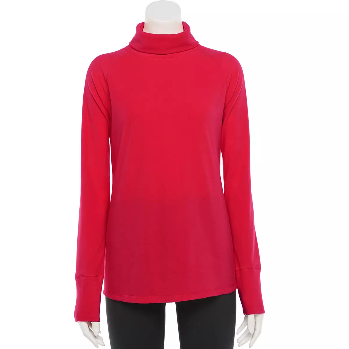 Women's Tek Gear® Lightweight Microfleece Turtleneck | Kohl's