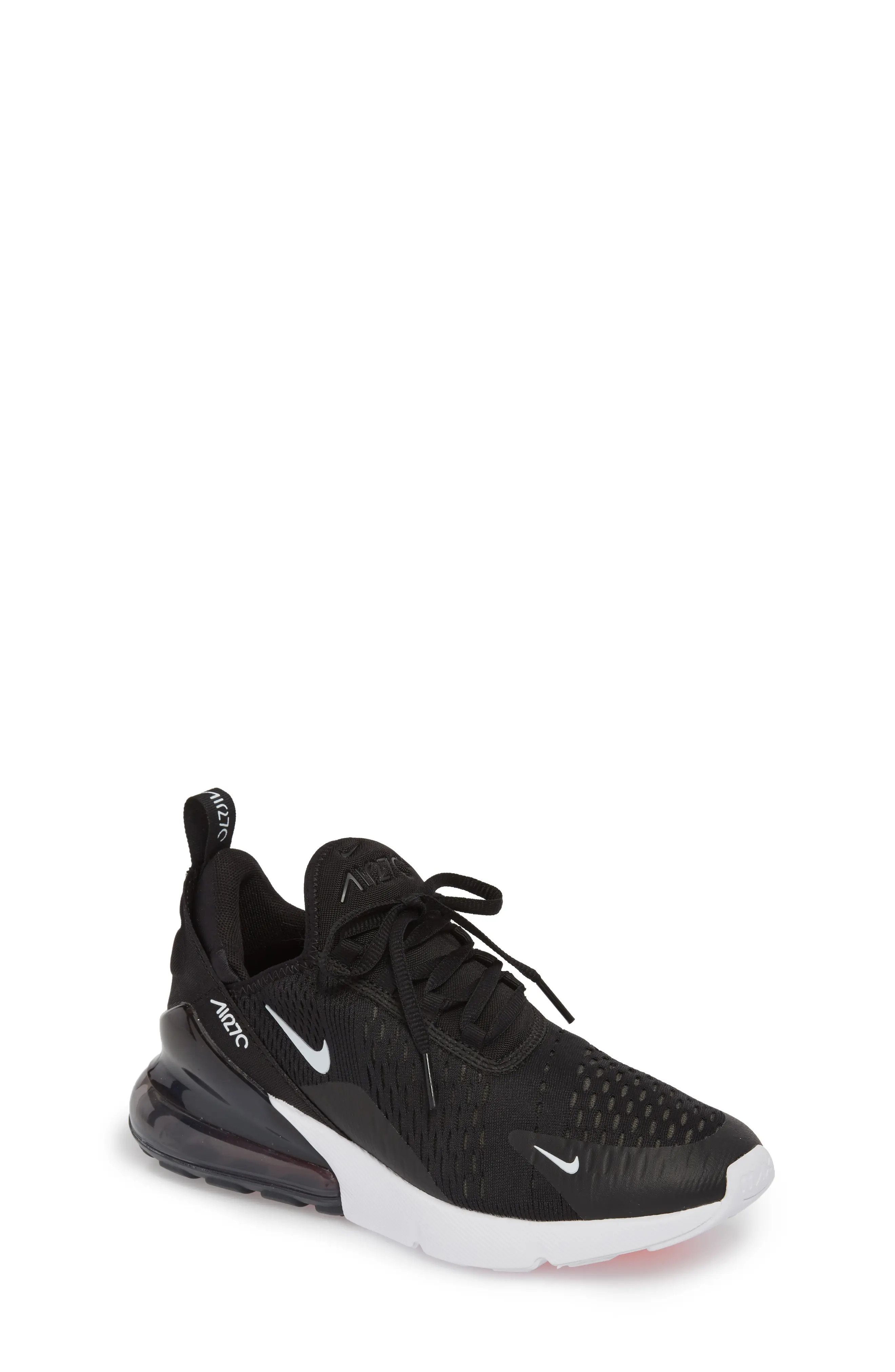 Nike Air Max 270 Sneaker in Black/White/Anthracite at Nordstrom, Size 4.5 M | Nordstrom