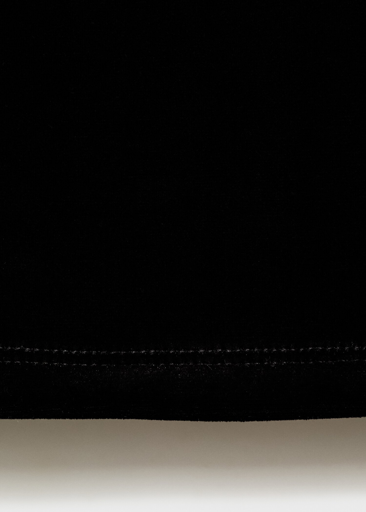 Asymmetric velvet top - Women | MANGO United Kingdom | MANGO (UK)