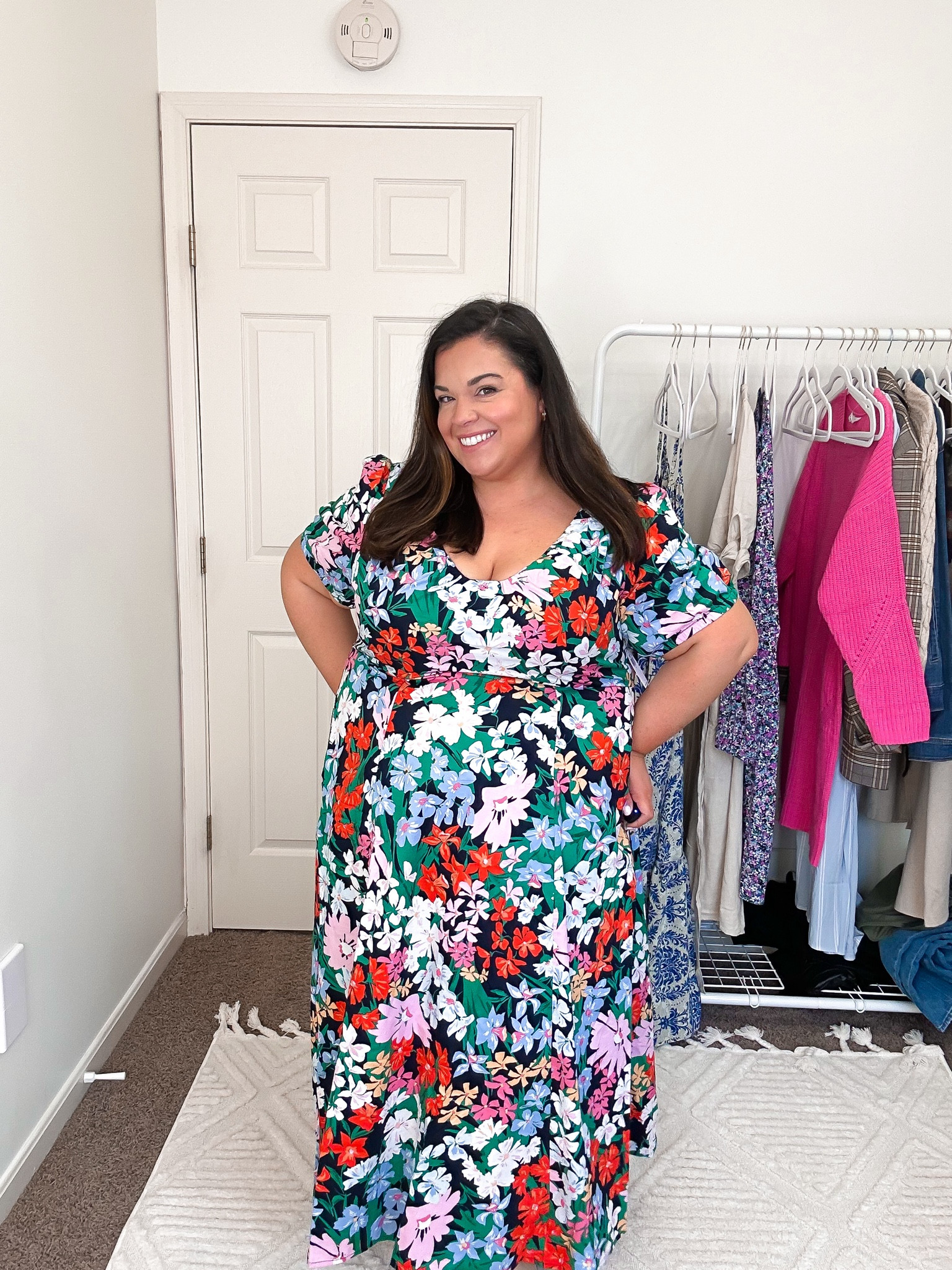 50% off Oldnavy dresses! Today is the day to grab your Easter dress! I love this floral puff sleeved midi dress, wearing 2x and fits true to size 

#LTKstyletip #LTKfindsunder50 #LTKplussize
