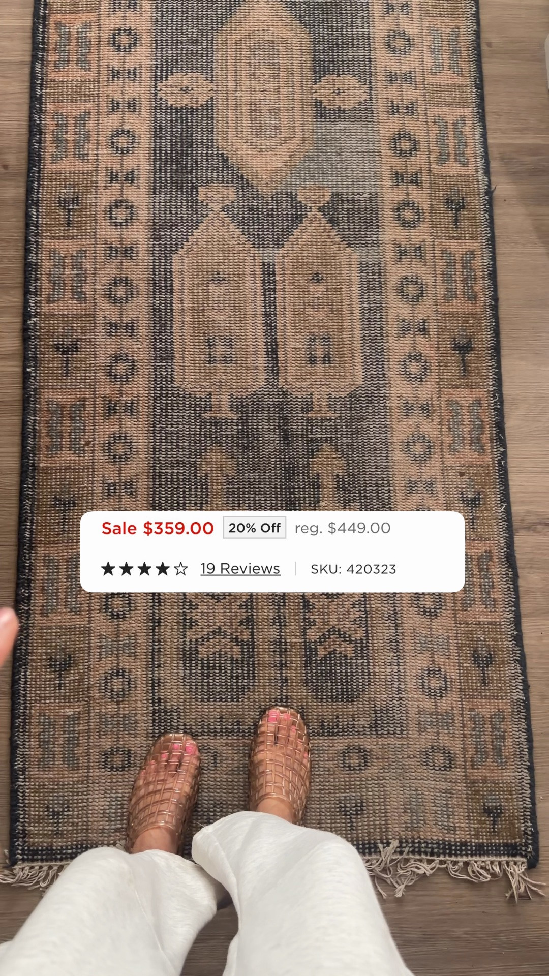 Runner rug on sale now

#LTKOver40 #LTKHome #LTKSaleAlert