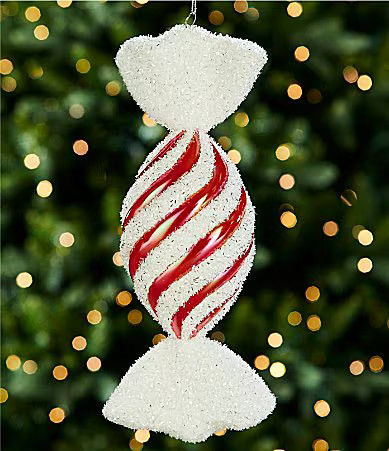 Trimsetter Christmas Magic Collection Oversized Peppermint Candy Shatterproof Ornament | Dillard's