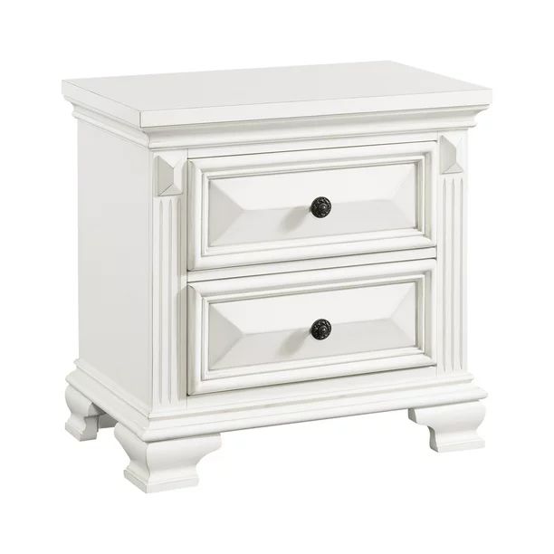 Picket House Furnishings Trent 2-Drawer Nightstand in White - Walmart.com | Walmart (US)