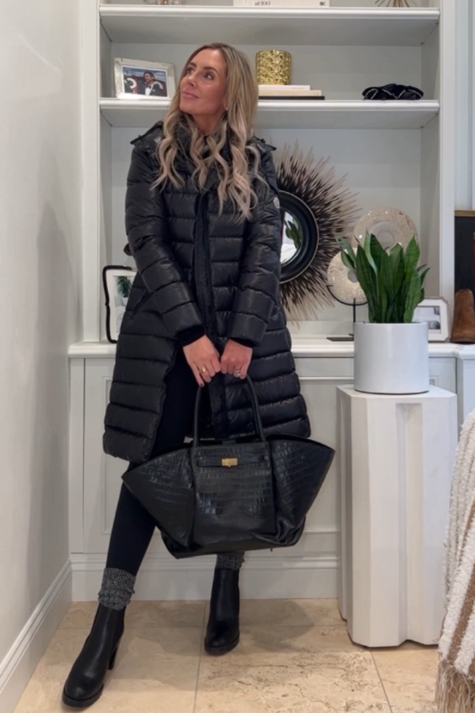 These black fall and winter boots are the best. Be sure to size up a full size. 