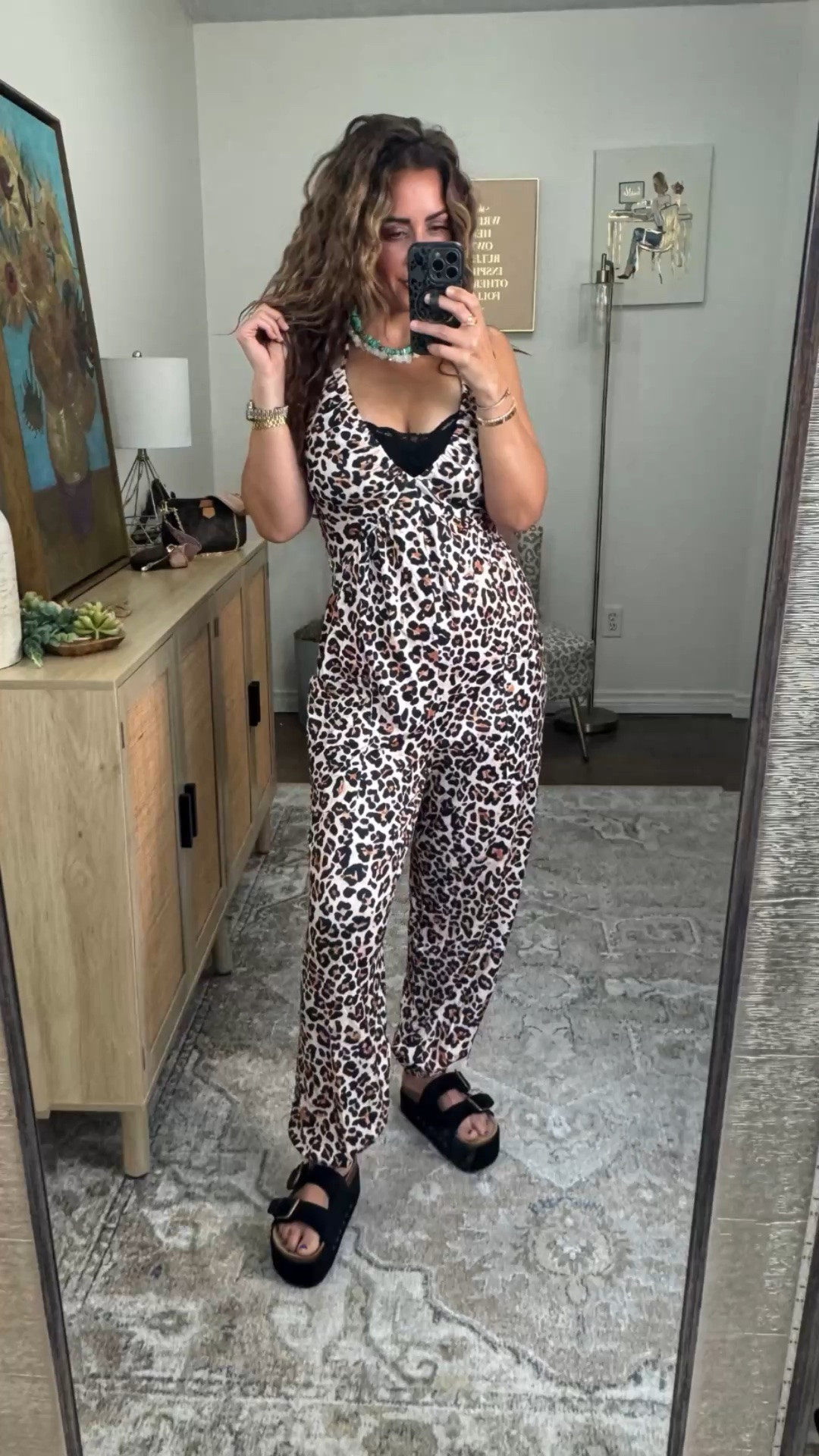 Comfort meets sass! Such an incredibly comfortable jumpsuit that has pockets, lots of stretch, and can be dressed up or down. I’m wearing a medium.

#LTKootd #LTKTravel #LTKgrwm