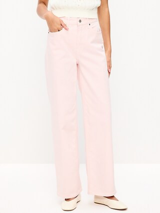 Extra High-Waisted Wide-Leg Jeans | Old Navy (CA)