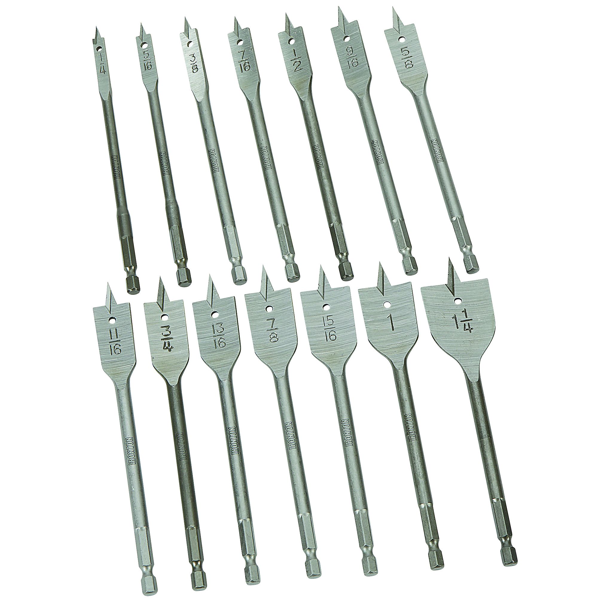 Ironton 14-Pc. Spade Drill Bit Set | Walmart (US)