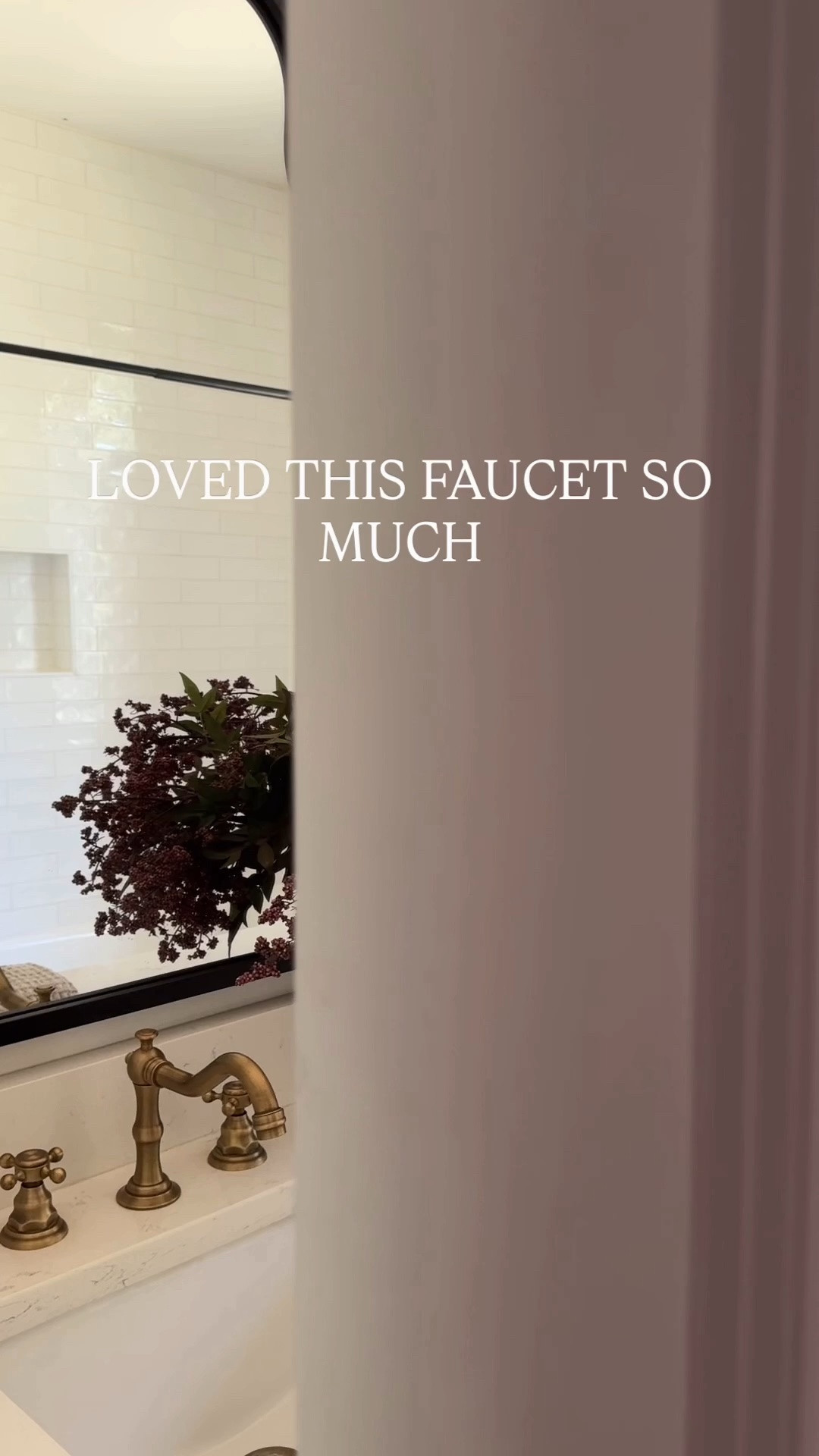 I loved this faucet so much that I bought it in another finish for my hall bath. It is absolutely gorgeous and a total look for less.

#LTKHome #LTKSaleAlert