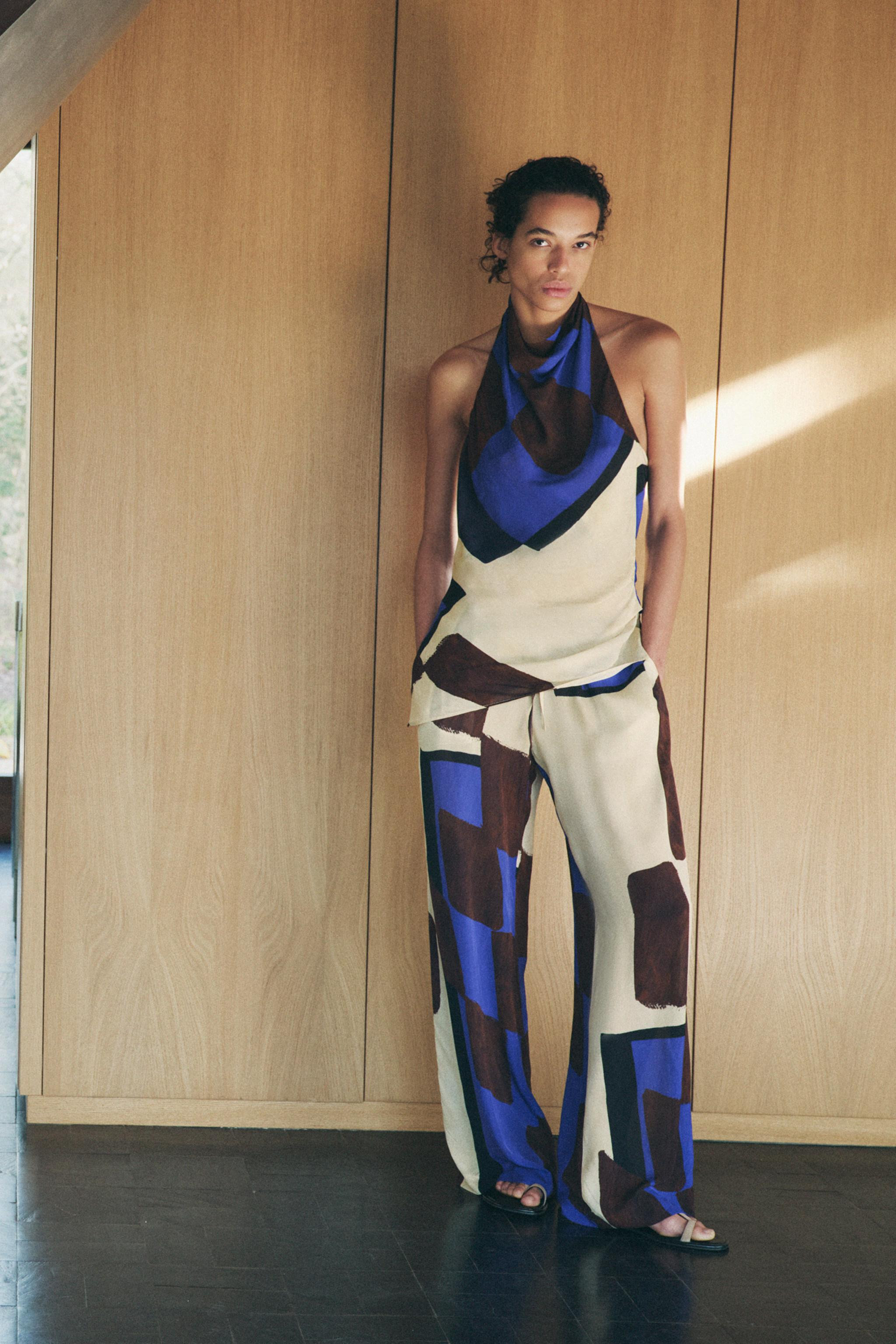 ZW COLLECTION PRINTED TROUSERS | Zara UK