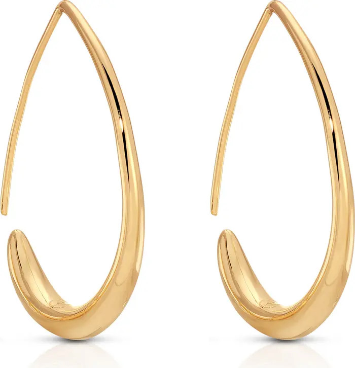 Simple Threader Hoop Earrings | Nordstrom