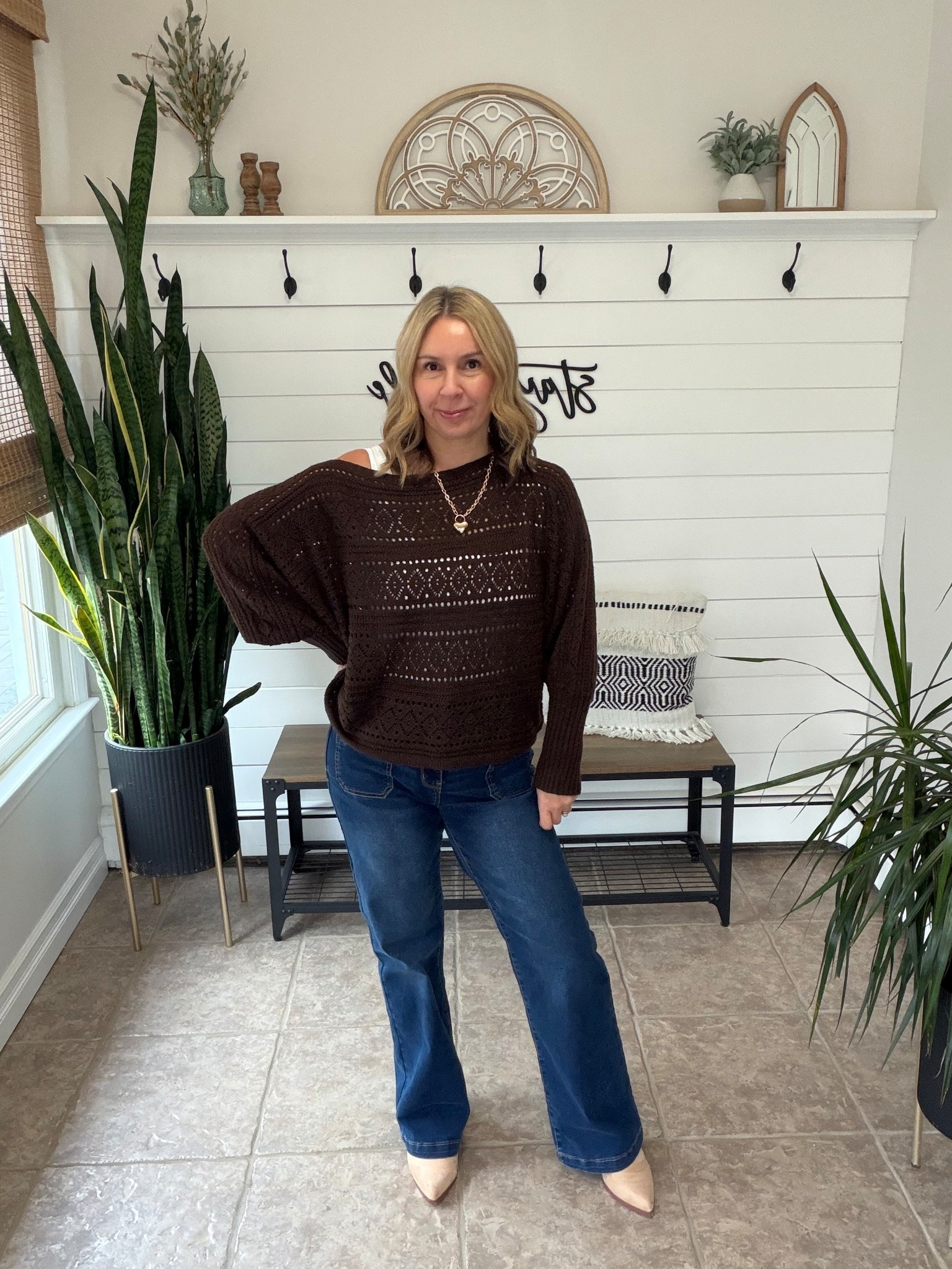 Winter outfit idea! Jeans are a size 8 and sweater is a medium, both are on sale Amazon fashion

#LTKFindsUnder50 #LTKOver40 #LTKMidsize