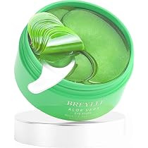 BREYLEE Aloe Vera Eye Mask– 60 Pcs - Puffy Eyes and Dark Circles Treatments – Look Younger and Reduc | Amazon (US)