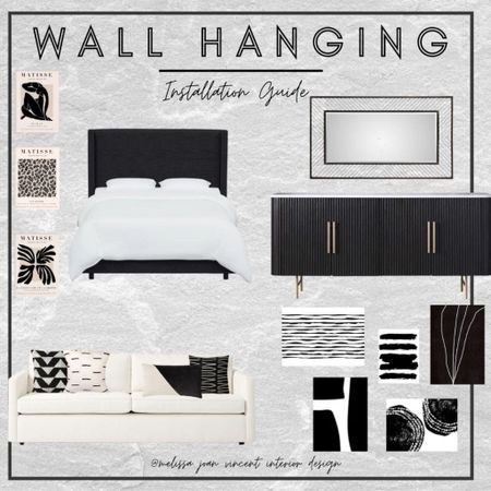 | WALL HANGING INSTALLATION GUIDE | Be sure to check out my Tuesday tip on Instagram. This is the curated shopping list. 🖤

#LTKFind #LTKfamily #LTKstyletip