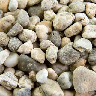 0.25 cu. ft. 3/8 in. Del Rio Bagged Landscape Rock and Pebble for Gardening, Landscaping, Drivewa... | The Home Depot