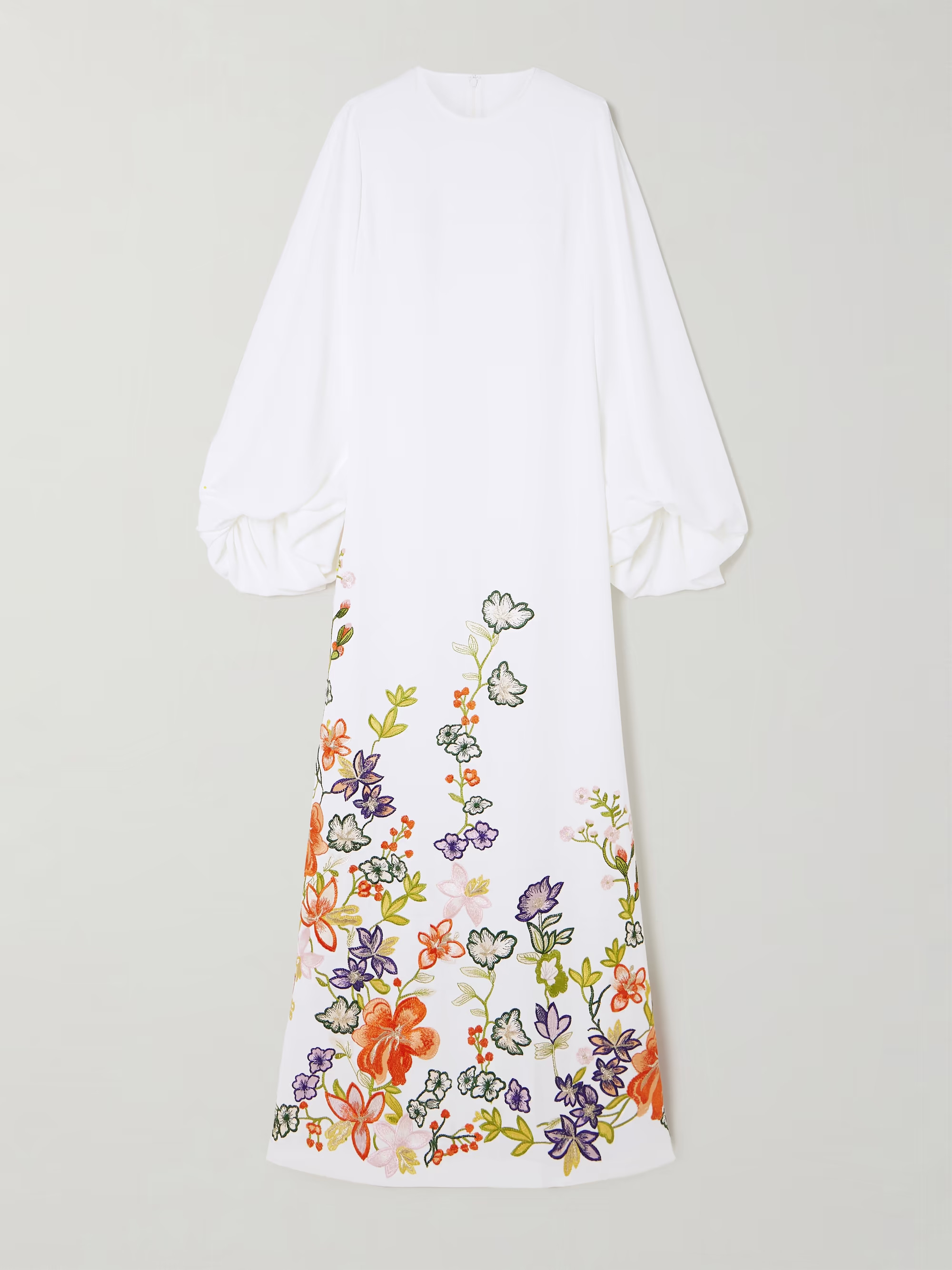 Zinnia embroidered crepe gown | NET-A-PORTER (US)