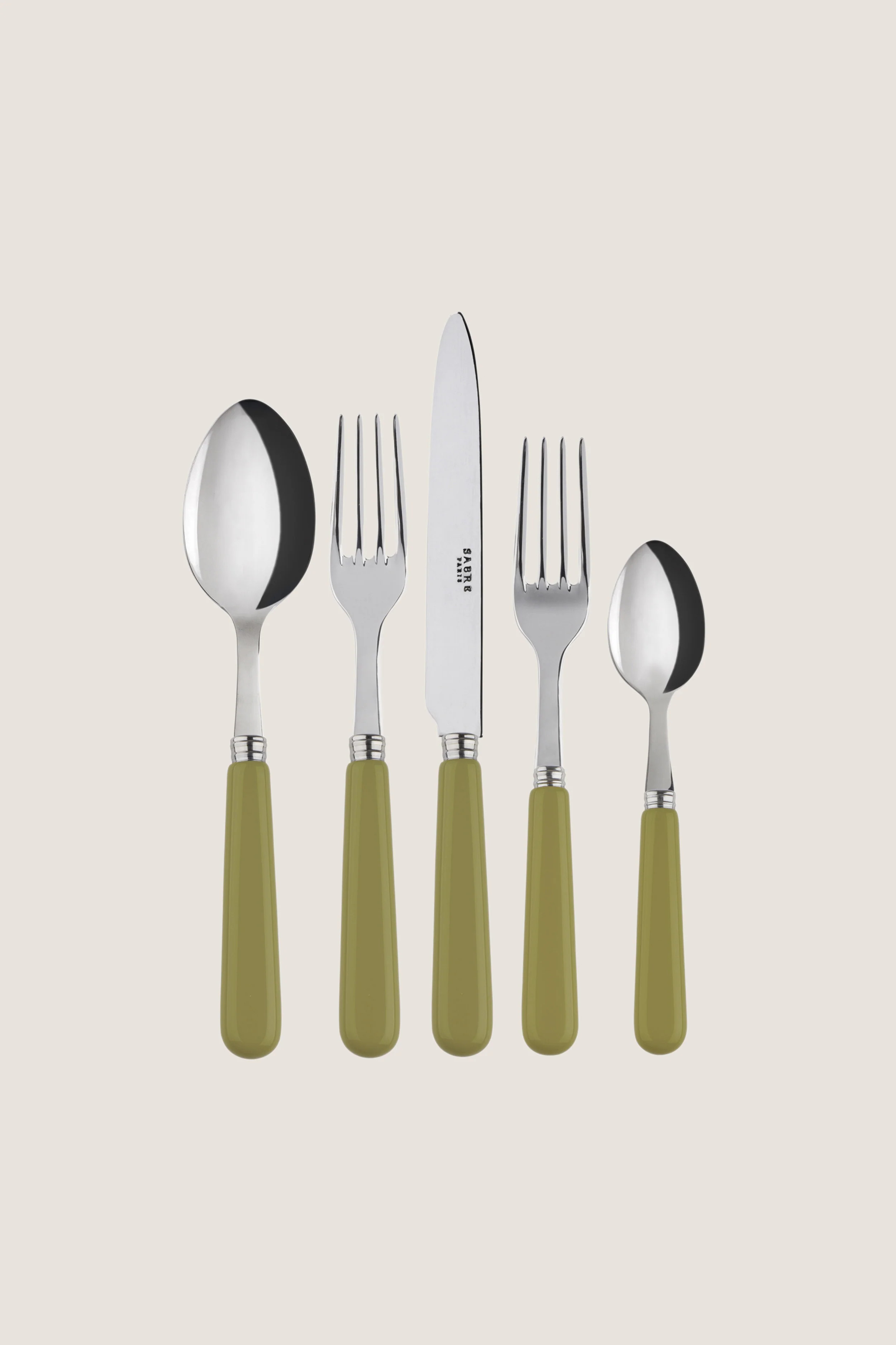 Sage Green Pop Unis 5 Piece Place Setting | Tuckernuck (US)