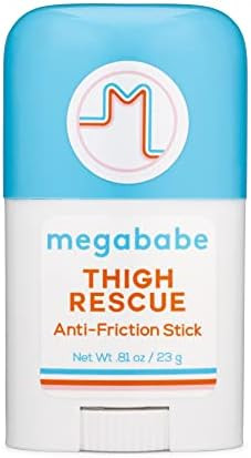 Megababe Thigh Rescue Anti-Chafe Stick Travel Size | Prevents Skin Chafe & Irritation | Thighs, arms | Amazon (US)