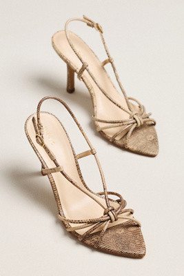 Strappy Pointed-Toe Heels | Anthropologie (US)