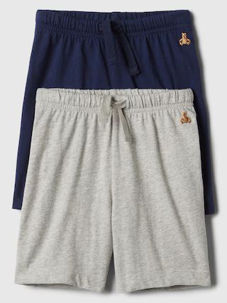 babyGap Jersey Pull-On Shorts (2-Pack) | Gap Factory