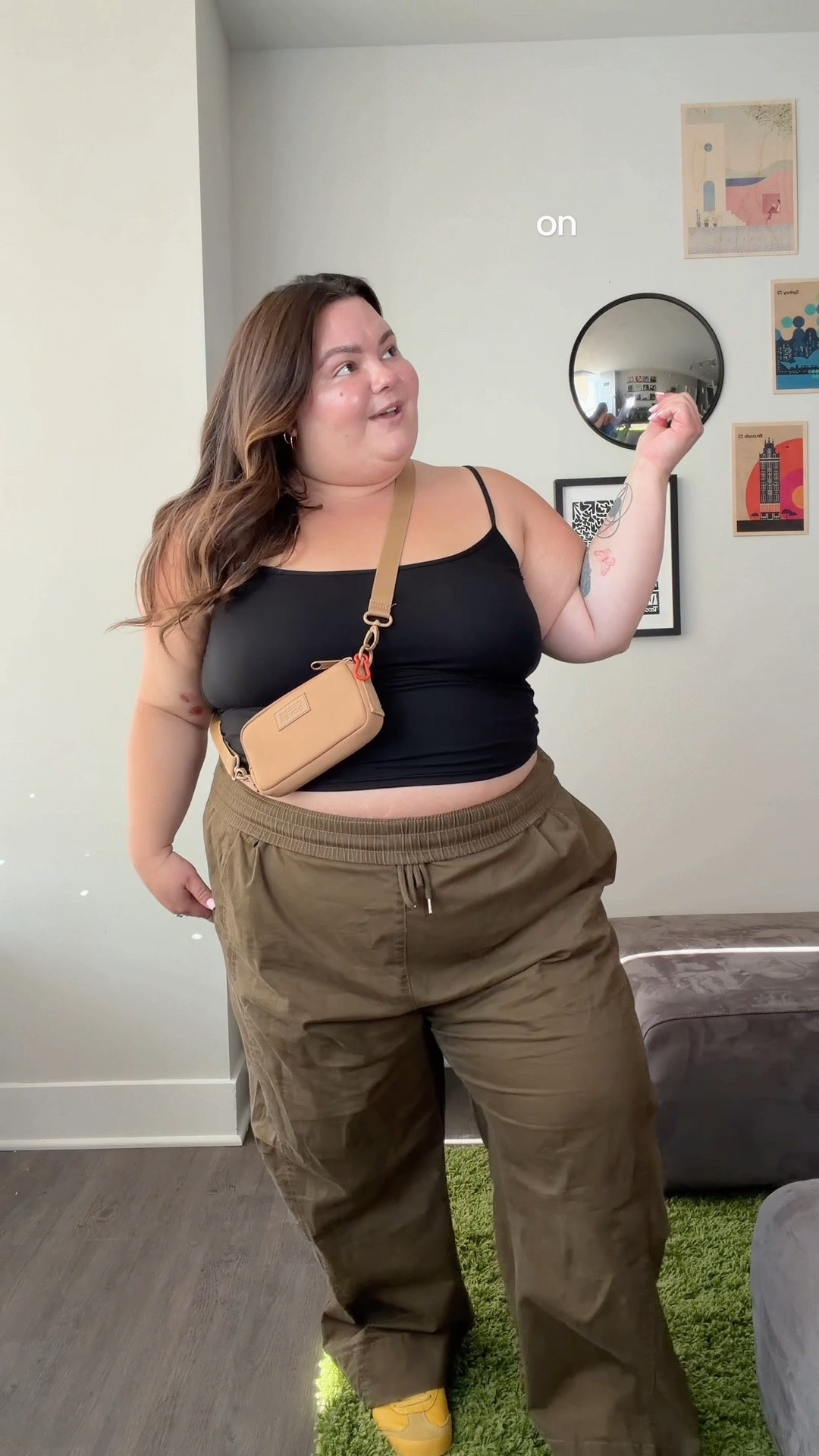 my go to 🐯
plus size outfit details:
• barrel leg cargo pants: Old Navy size 3X 
• tank tops: Klassy Network size 3X 
• crossbody: Dagne Dover 
• sweatpants: H&M

#LTKPlusSize #LTKMidsize #LTKootd