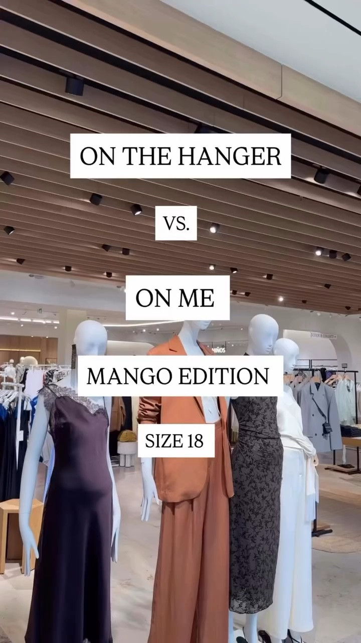 On the hanger Vs. On Me Mango edition. 6 outfits that worked and some that definitely didn’t! 😂 I’m wearing XL in everything, except the blue diamanté shirt which was a big fit so I’m wearing the size M. 

Which outfit was your favourite? ❤️ If you want the links to any of the pieces that did fit 😄 comment Links below and I’ll DM you 💕💖 

#styleideas #summerstyle #curvyfashion
