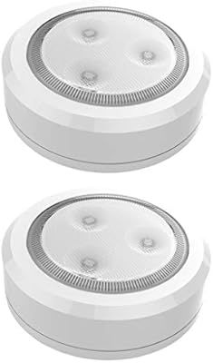Brilliant Evolution BRRC113 Ultra Thin Wireless LED Puck Light 2 Pack | LED Under Cabinet Lightin... | Amazon (US)