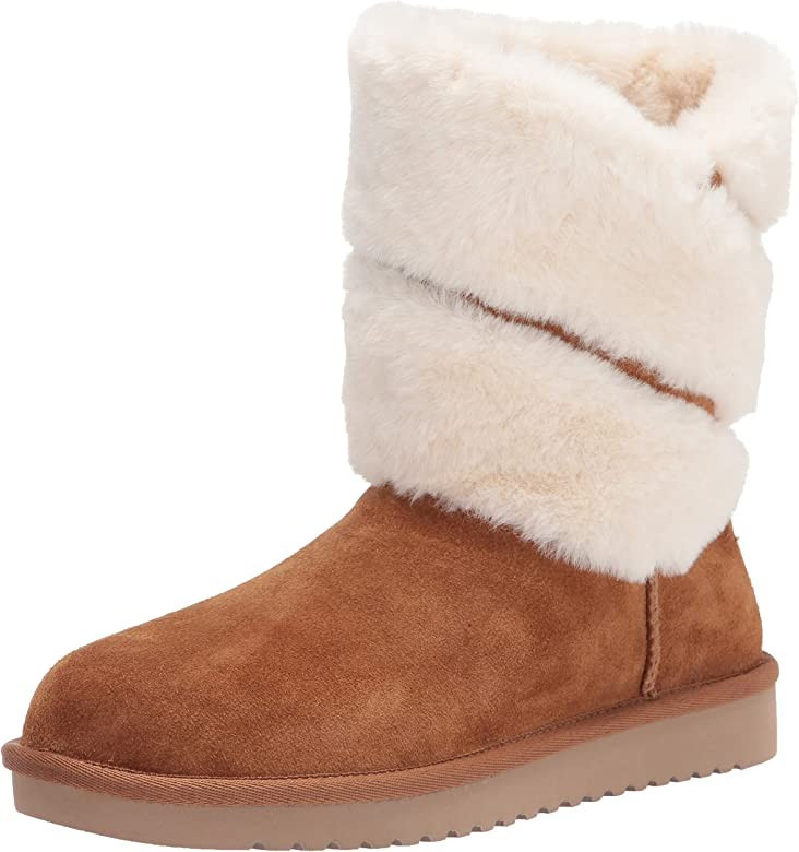 Koolaburra by UGG Women's Dezi Short Mid Calf Boot | Amazon (US)