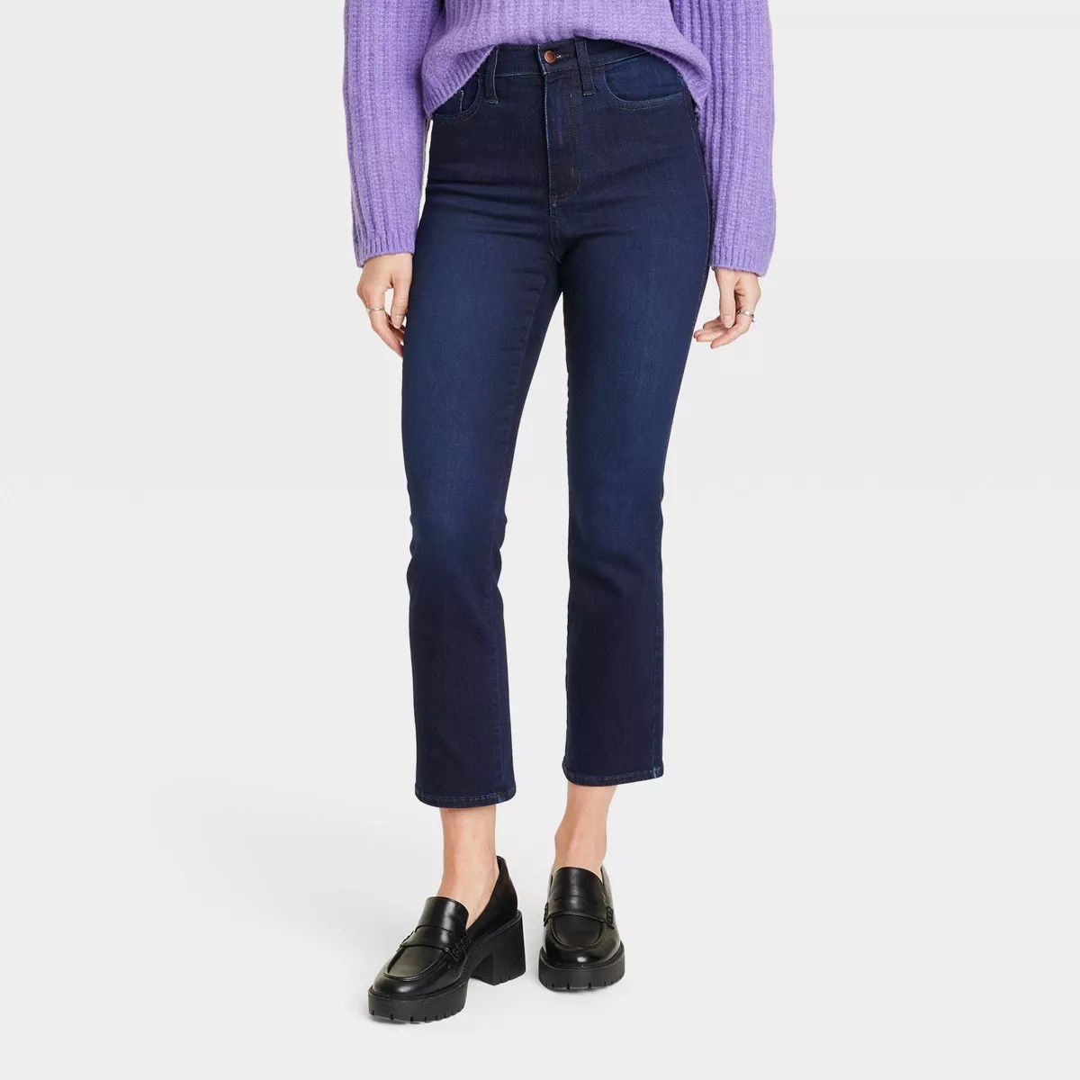 Women's High-Rise Bootcut Jeans - Universal Thread™ Dark Blue | Target