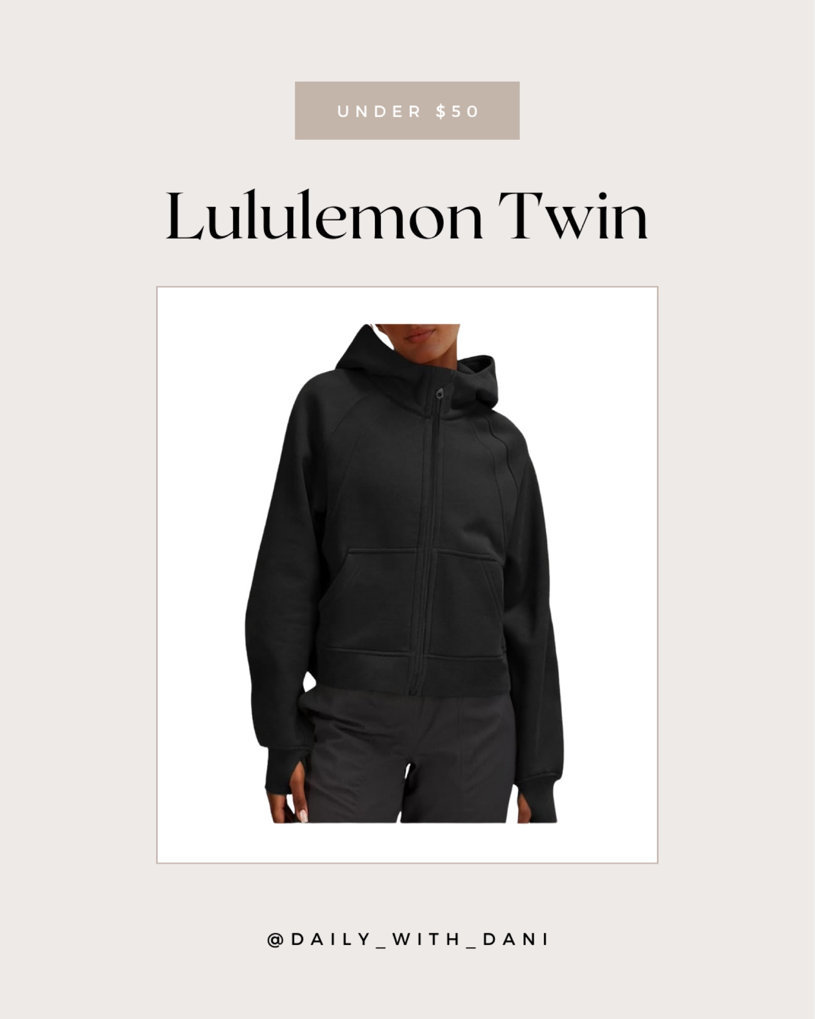 Lululemon dupe. Amazon find. Scuba hoodie. Workout jacket. Budget find. Fashion find. Fleece jacket  

#LTKitbag #LTKunder50 #LTKstyletip