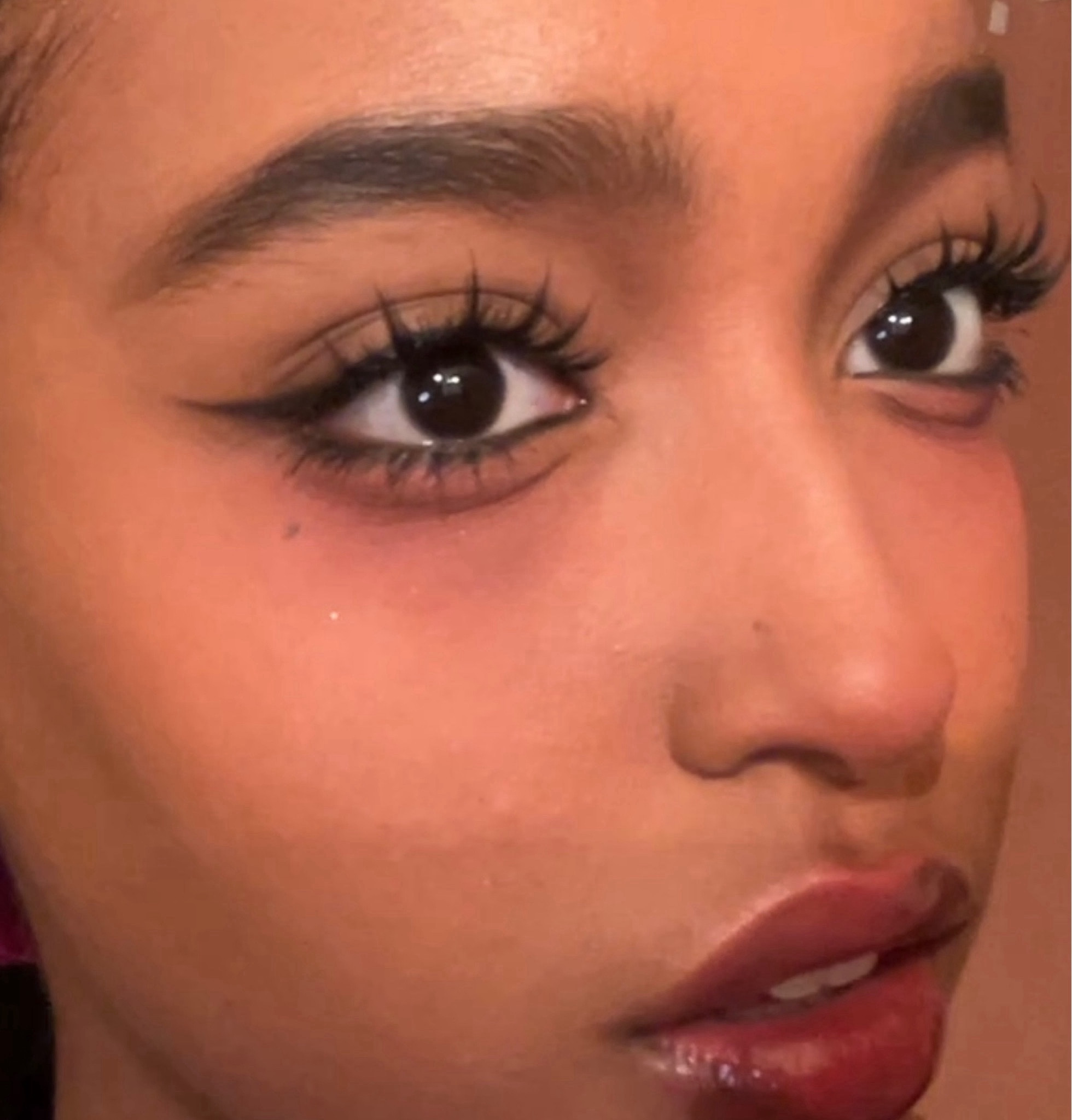 literally obsessed with this look, i had to do a close up!! 🤭




#makeup #darkmakeup #darkmakeuplook #edgymakeup 

#LTKbeauty