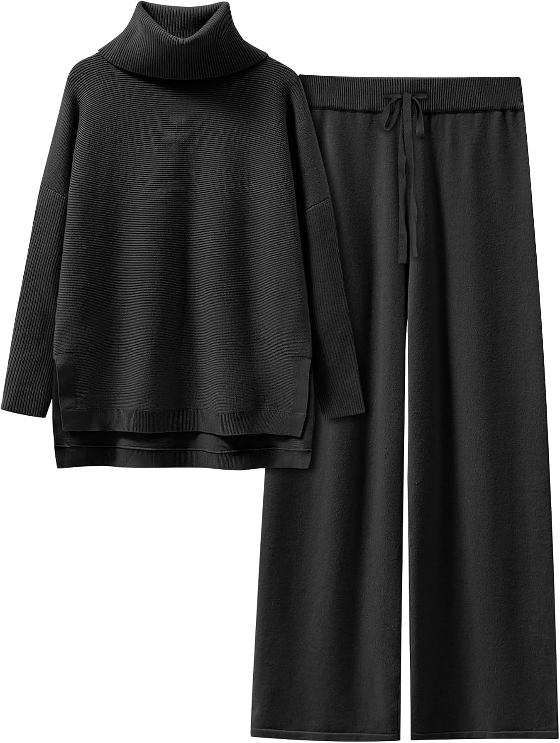ANRABESS Women's Oversized Turtleneck Sweater Sets | Amazon (US)