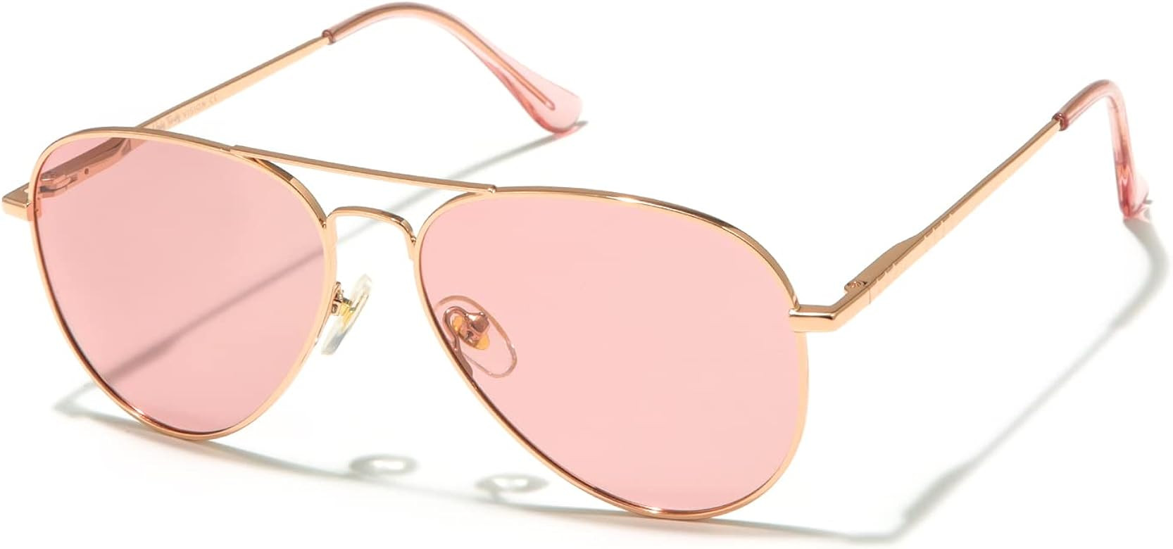 Veda Tinda Vision Aviator Sunglasses for Womens and Men 2025 Vintage 70s Classic Trendy Retro Men... | Amazon (US)