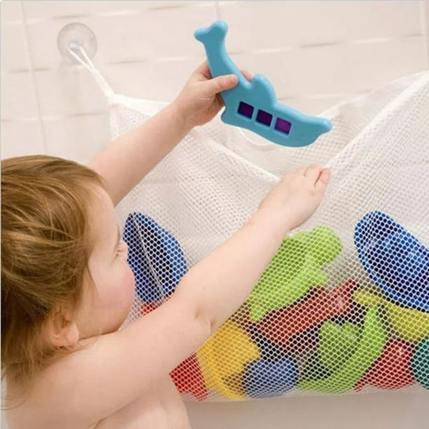 Children Bath Toy Organizer Hanging Mesh Storage Bag Shower Accessories | Walmart (US)