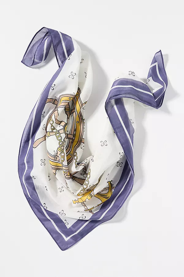 Maeve Large Silk Blend Scarf | Anthropologie (US)