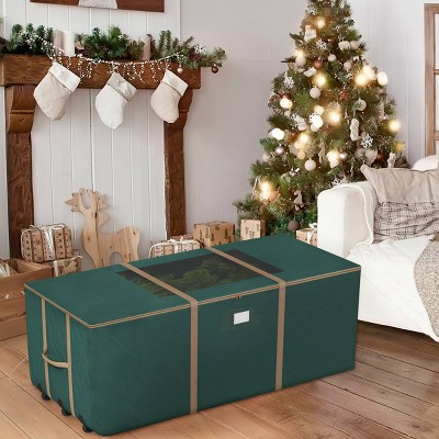 Elf Stor 67''X28''X28'' Rolling Christmas Tree Storage Bag Green | Target