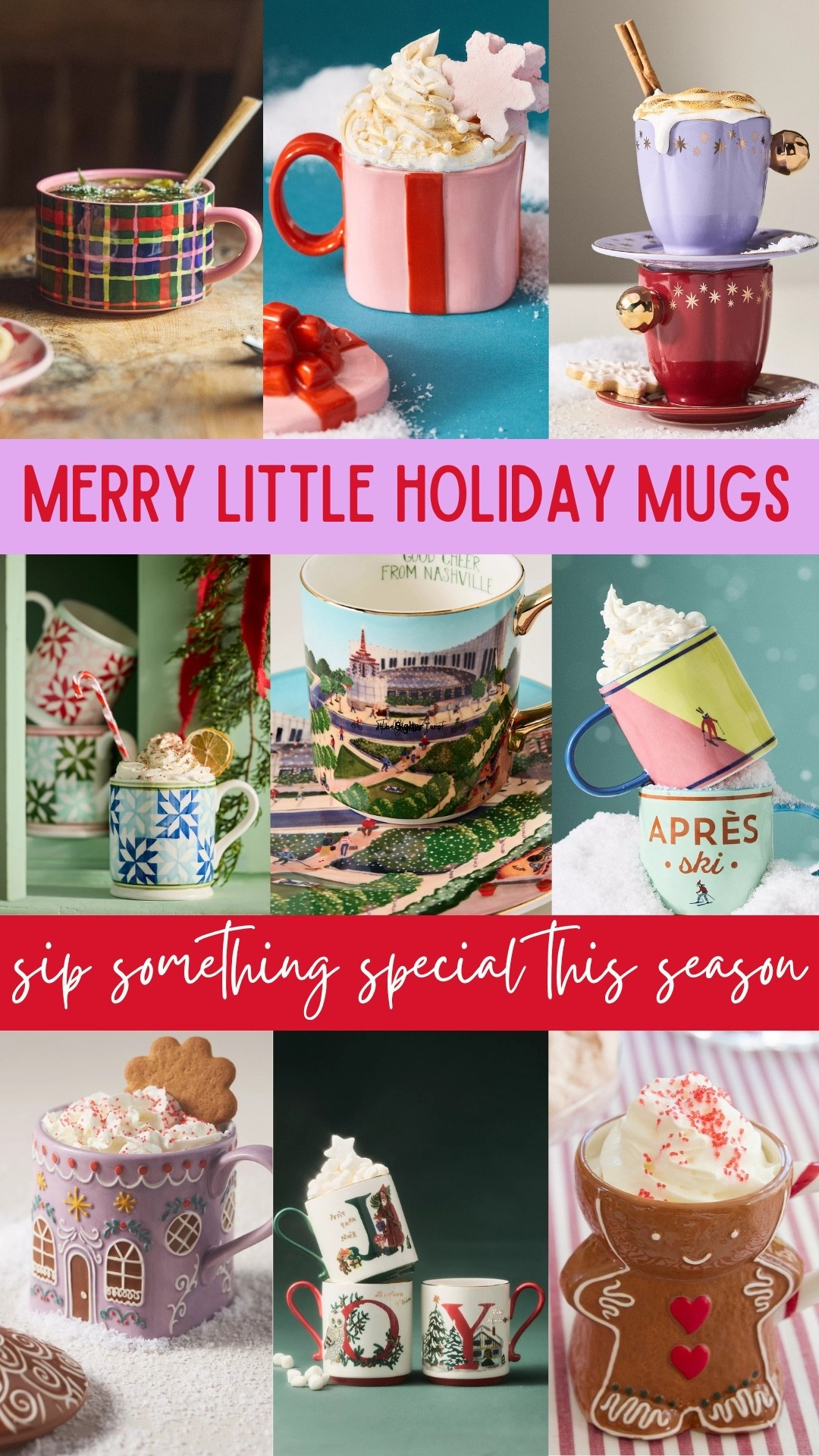 merry mugs filled with magic!! another personal fav this season, sip with something special • 

#LTKHoliday #LTKGiftGuide #LTKSeasonal