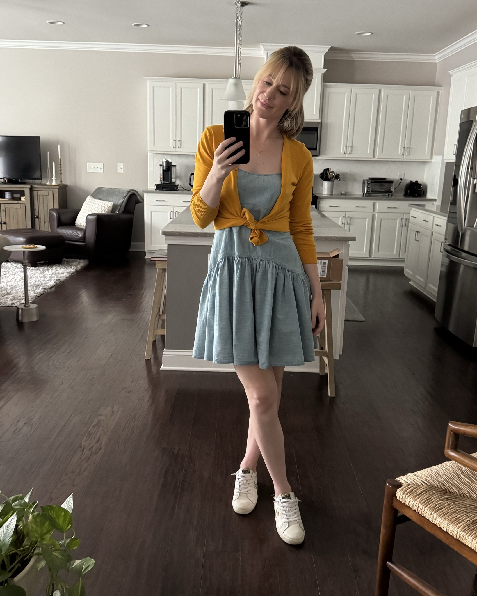This dress is perfectly tailored, easy-to wear, and sooo comfortable! I paired it with a yellow cardigan since it can get cold in church, but on a hot day, I would wear it by itself! It’s perfect paired with sneakers or boots, making it the perfect outfit for wandering a European city, line dancing at a bar, or a shopping around town! 

#LTKTravel #LTKSeasonal #LTKStyleTip