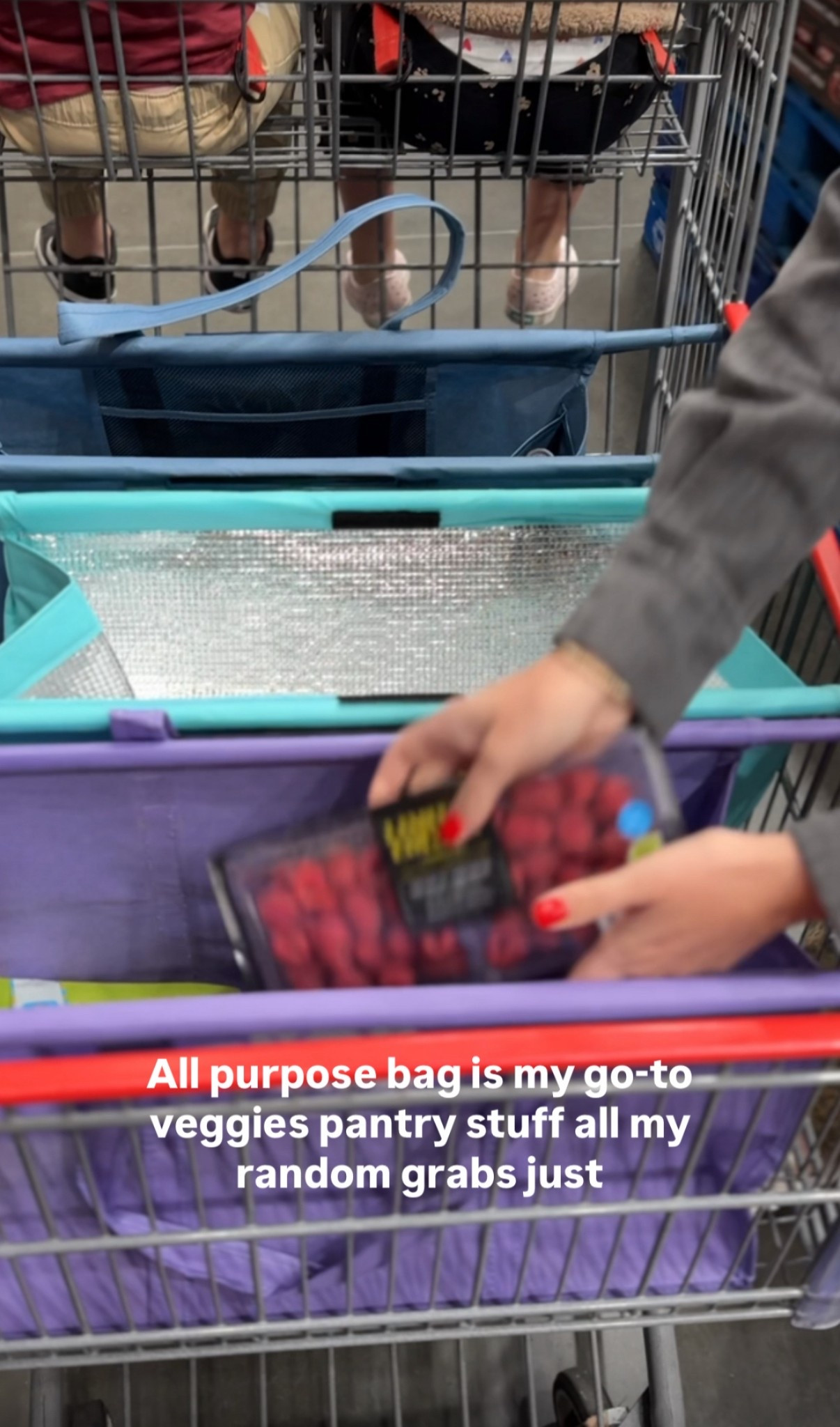 Grocery shopping is a whole different experience with these reusable bags. you drop them in the cart, spread them open, and everything stays organized while you shop. the insulated bag for cold stuff, the bottle holder, the egg holder, the big produce bag… it all makes checkout so much faster and easier.

they’re finally on black friday sale and it never lasts long. everything is linked in my stories and storefront if you want to try them too. bags are from @lotussustainables

#LTKCyberWeek #LTKGiftGuide #LTKHoliday